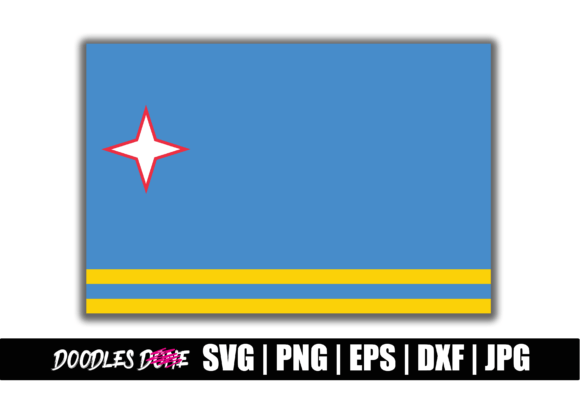 Aruba Flag SVG: A Graphic Asset for Crafts and Branding