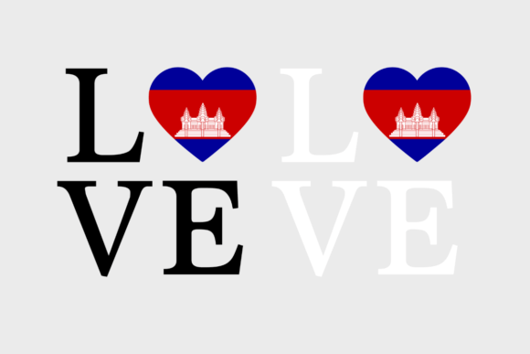 Cambodia Flag Graphic for Modern Publishing