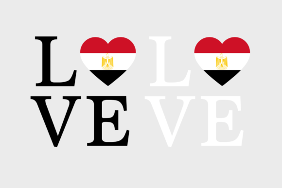 Embroidery Design Review: Egypt Flag, Love Egypt SVG PNG