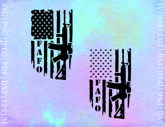 FAAFO American Flag Svg
