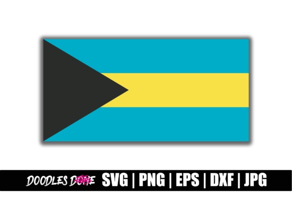 Graphics for Crafts: Bahamas Flag SVG