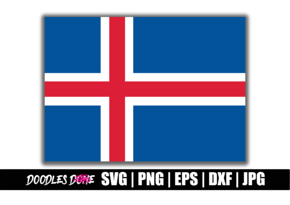 Iceland Flag SVG
