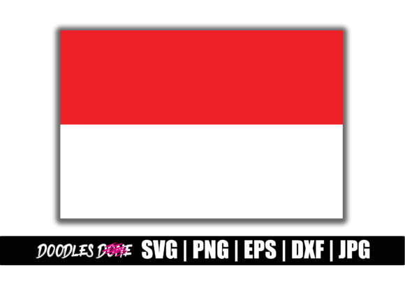 Indonesia Flag SVG: A Graphic Asset for Crafts and Branding