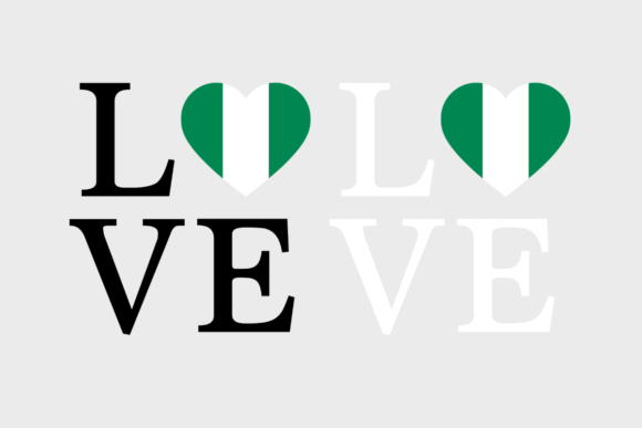 Nigeria Flag Graphic for Bloggers and Designers