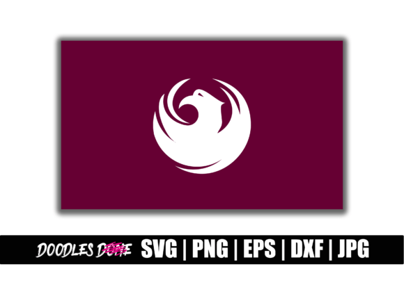 Phoenix Flag Graphics for Crafts and Web Design