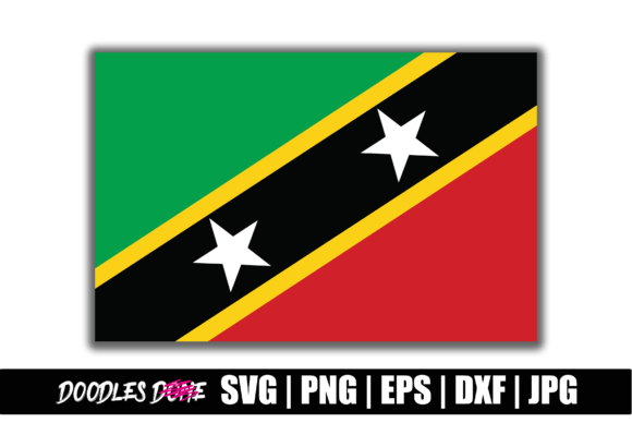 Saint Kitts Flag SVG