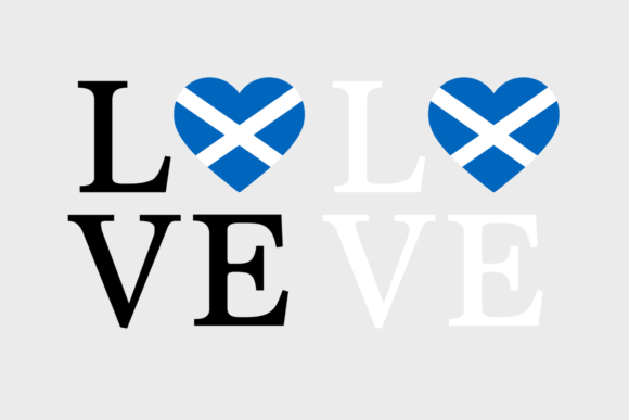 Scotland Flag, Love Scotland, Graphics for Crafts
