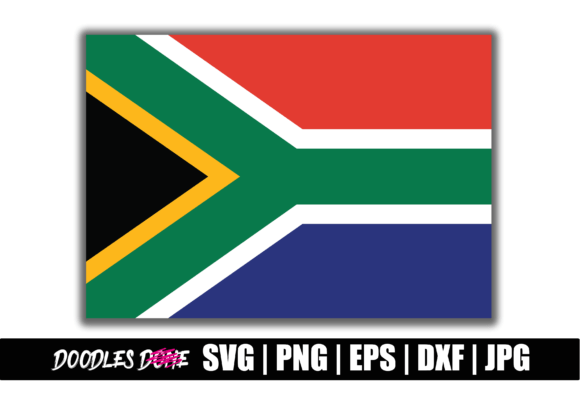 South Africa Flag SVG: A Graphic Asset for Crafts and Branding