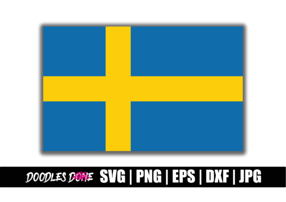 Sweden Flag SVG: A Graphic Asset for Crafts and Branding
