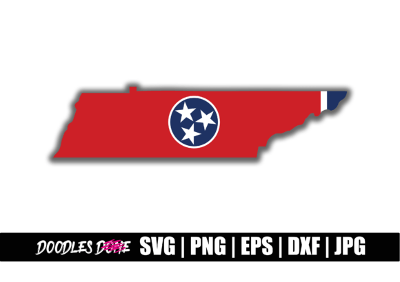 Tennessee Flag Graphics for Crafts